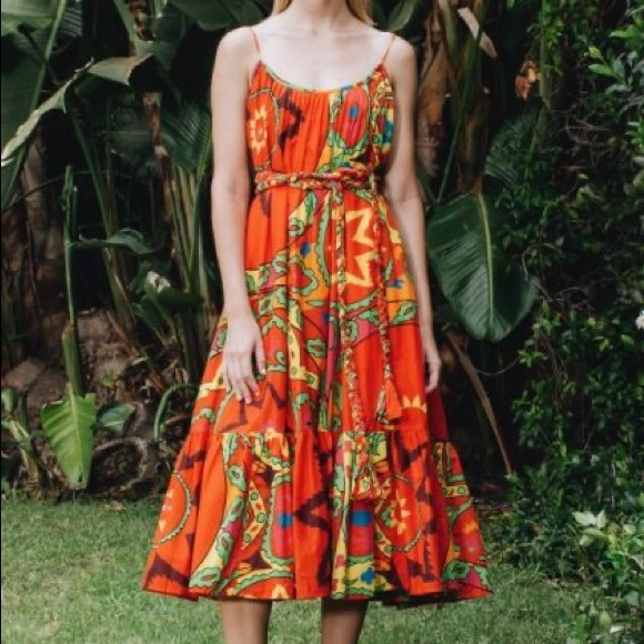 NWT rhode resort lea dress in uzbek size xs and S - Picture 8 of 16